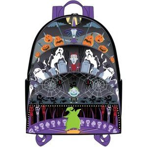 The Nightmare Before Christmas Triple Pocket Glow-in-the-Dark Mini-Backpack